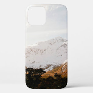 MOUNTAIN RANGE UNDER CLOUDY SKY iPhone 12 CASE