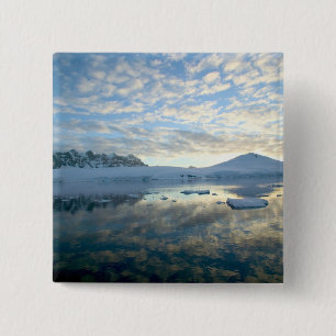 Mountain Ranges around Port Lockeroy 15 Cm Square Badge
