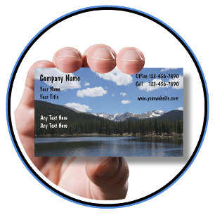 Mountain Real Estate Business Cards