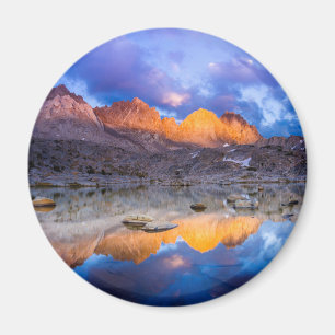 Mountain reflection, California Magnet
