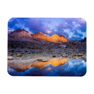 Mountain reflection, California Magnet