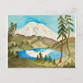 Mountain Reflection Postcard
