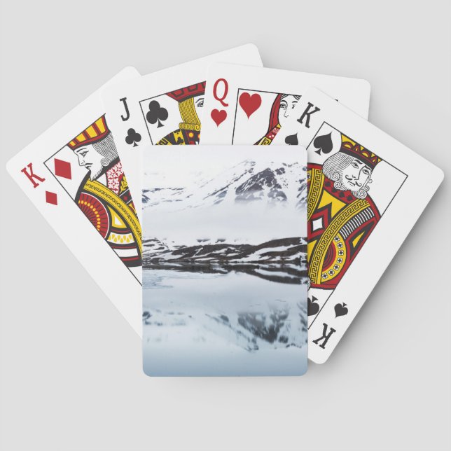 Mountain reflections, Norway Playing Cards (Back)