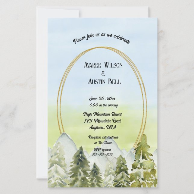  Mountain Resort Wedding  (Front)