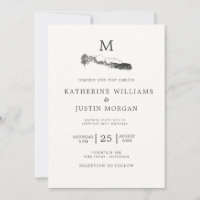 Mountain Retreat ⎢Rustic Wedding Invitation