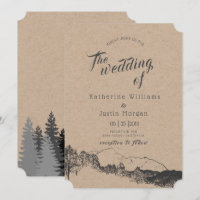 Mountain Retreat | Wedding Invitation