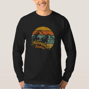 Mountain Retro Camping Adirondack Hiking Nature Tr T-Shirt