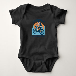 Mountain Rider Cool Design - A Bike Ride A Day Baby Bodysuit