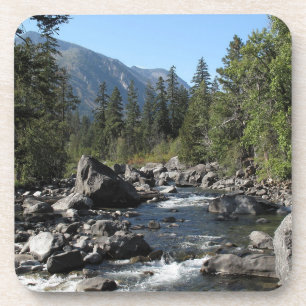 Mountain River Rugged Landscape Coaster