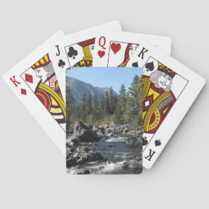 Mountain River Rugged Landscape Photo Playing Cards