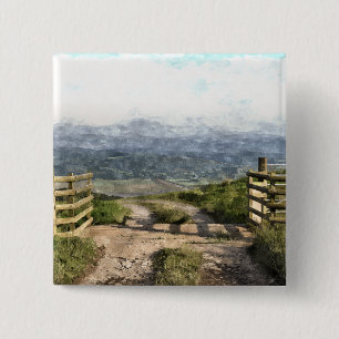 MOUNTAIN ROAD 15 CM SQUARE BADGE