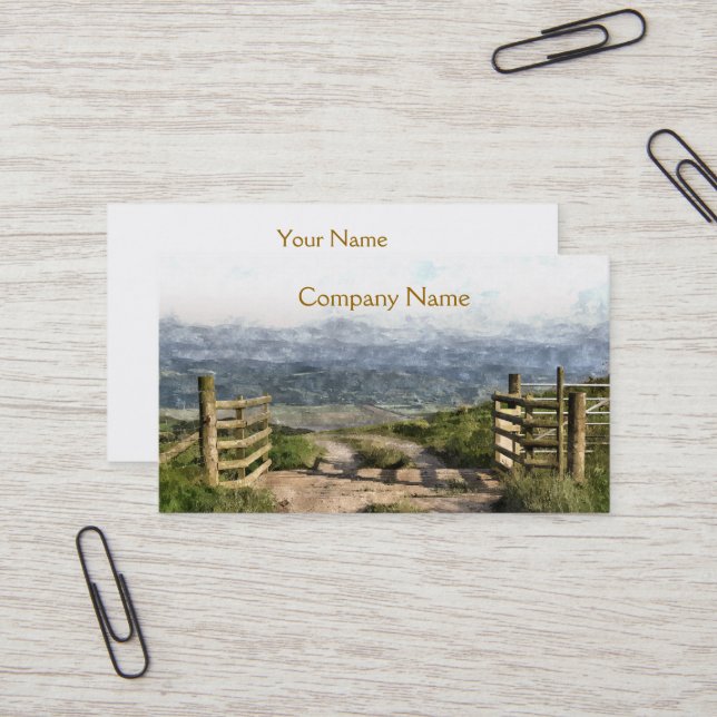 MOUNTAIN ROAD BUSINESS CARD (Front/Back In Situ)