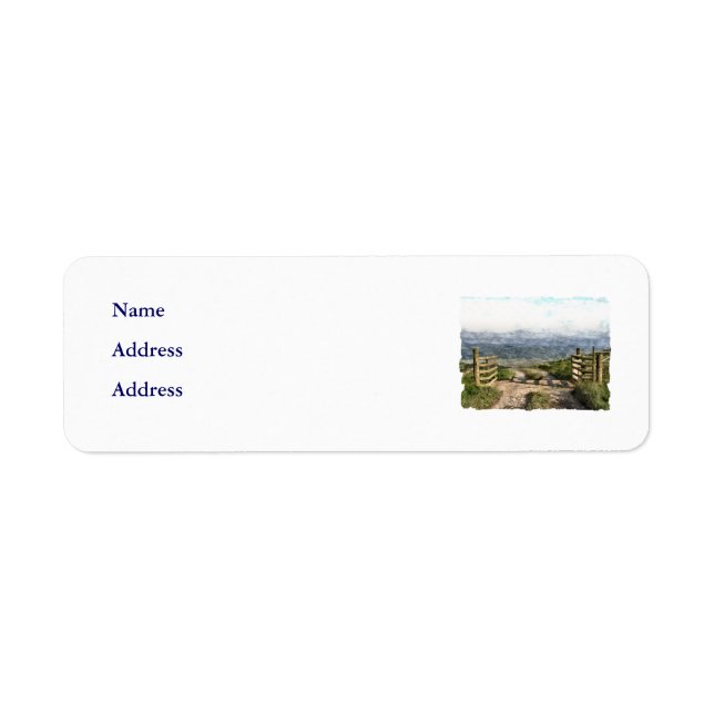 MOUNTAIN ROAD RETURN ADDRESS LABEL (Front)