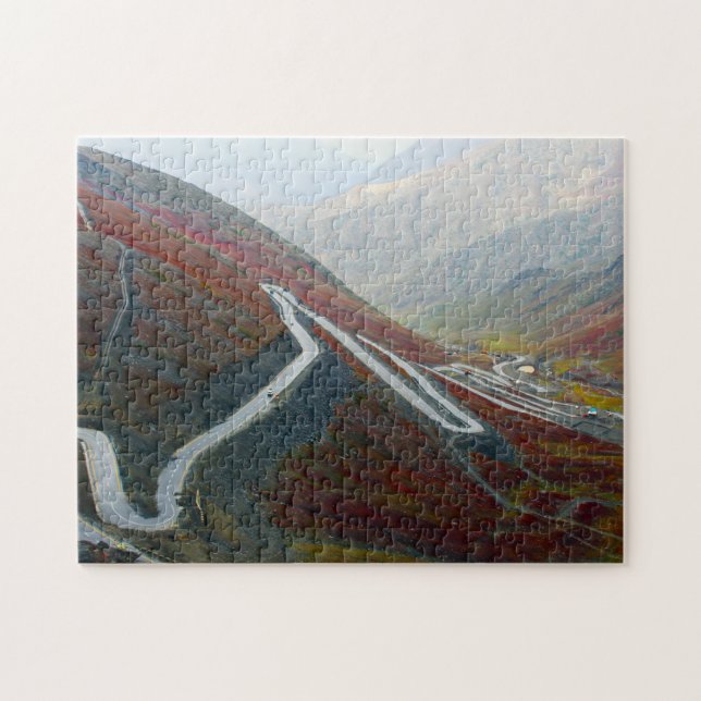 Mountain Roads Pakistan. Jigsaw Puzzle (Horizontal)