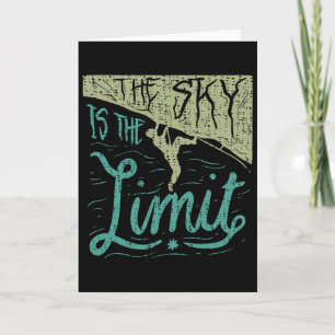 Mountain Rock Climber Climbing Card