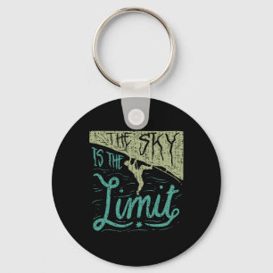 Mountain Rock Climber Climbing Key Ring