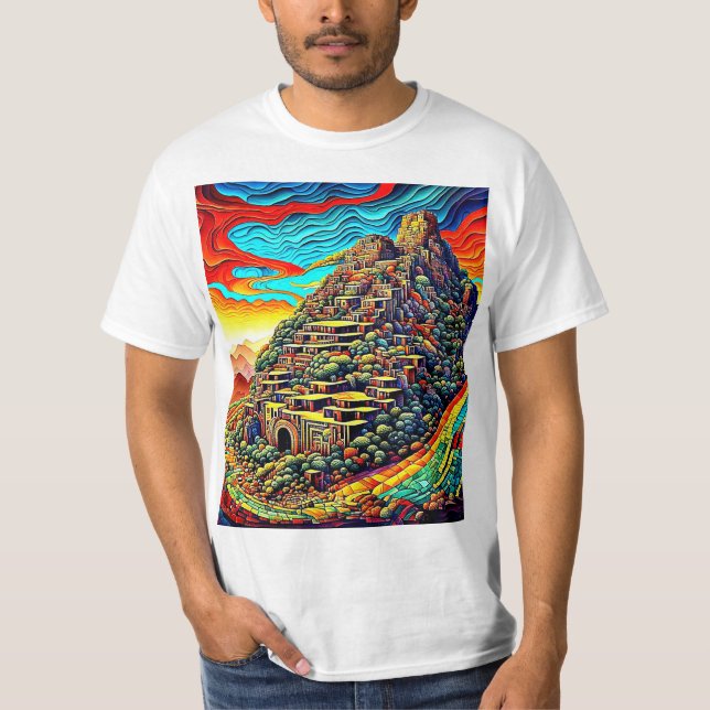 Mountain Ruins 2 T-Shirt (Front)