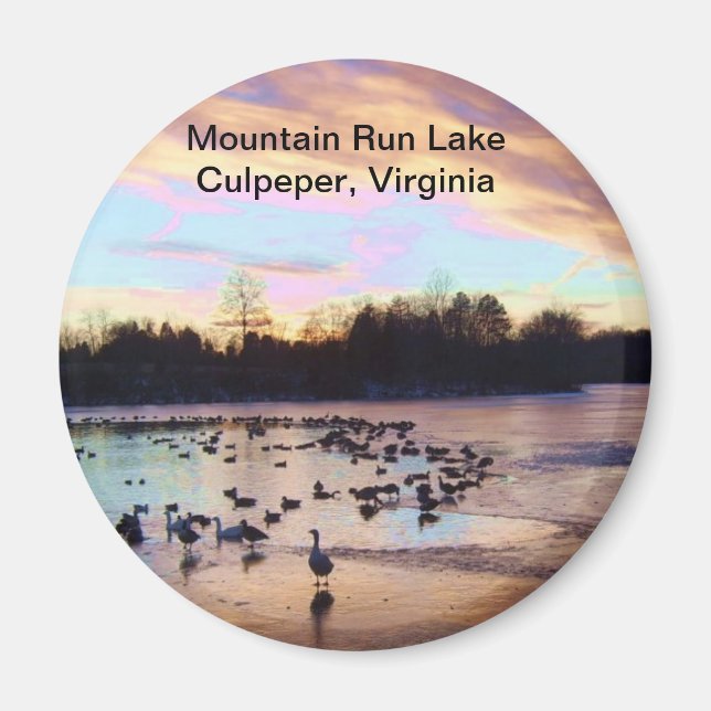 Mountain Run Lake Magnet (Front)