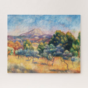 Mountain Sainte-Victoire Paysage by Renoir Jigsaw Puzzle