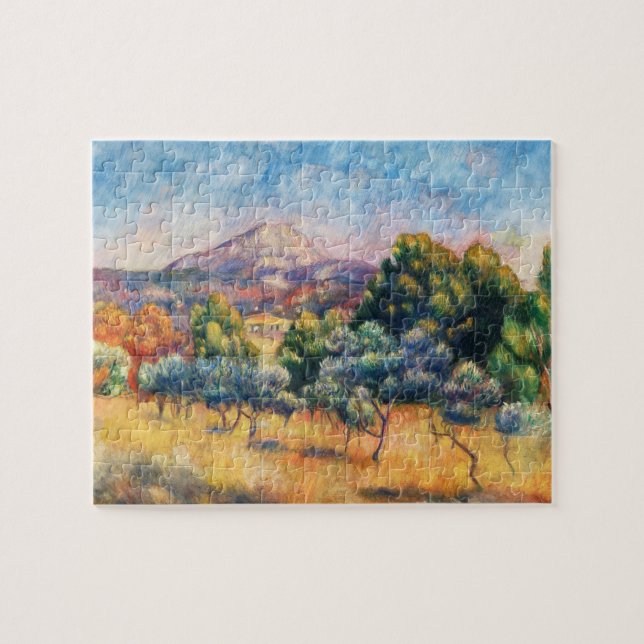 Mountain Sainte-Victoire Paysage by Renoir Jigsaw Puzzle (Horizontal)