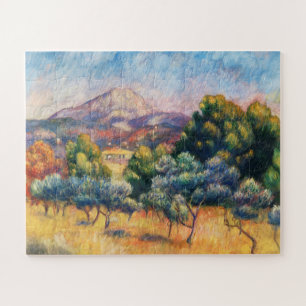 Mountain Sainte-Victoire Paysage by Renoir Jigsaw Puzzle