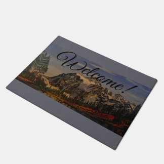 Mountain Scene, By Gary Poling Doormat