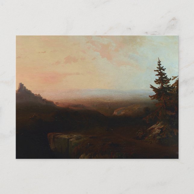 Mountain Scene by Moran Postcard (Front)