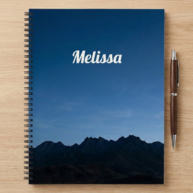 Mountain Scene Custom Name Notebook (Creator Uploaded)