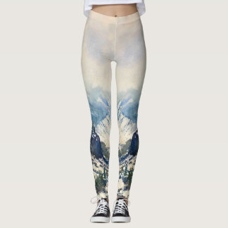 Mountain Scene Leggings