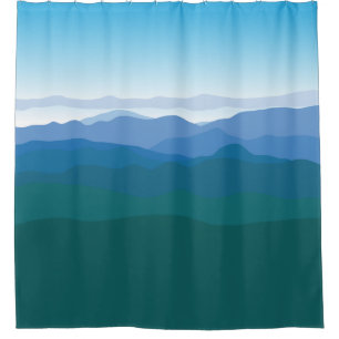 Mountain Scene Shower Curtain