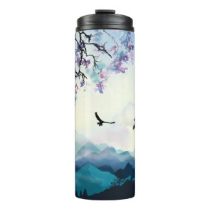 Mountain Scene Thermal Tumbler