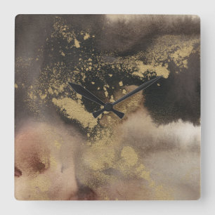 Mountain Seasons Square Wall Clock