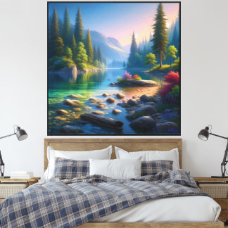 Mountain Serenity - Canvas Print