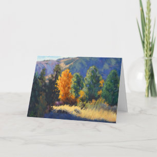 Mountain Serenity – Impressionistic Greeting Card