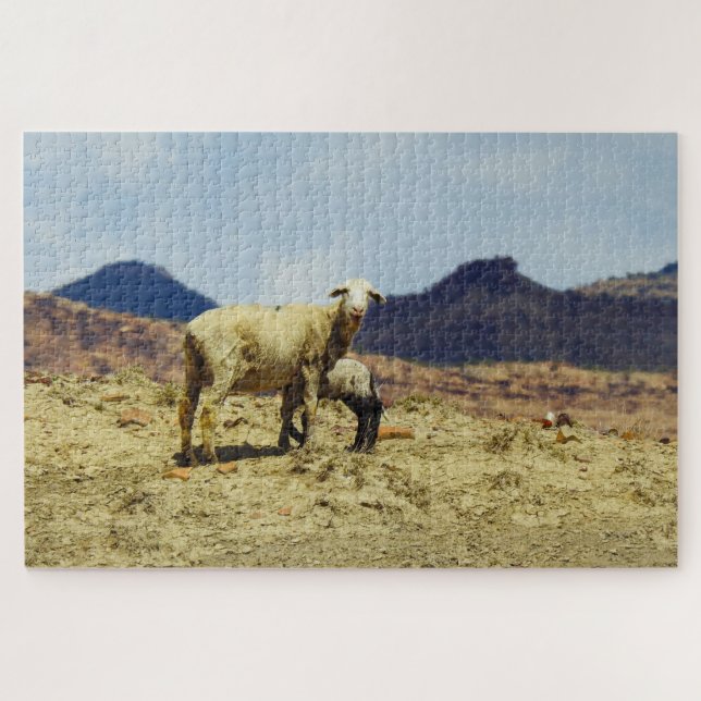 Mountain Sheep Jigsaw Puzzle (Horizontal)
