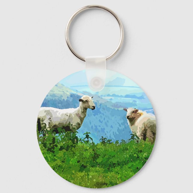 MOUNTAIN SHEEP KEY RING (Front)
