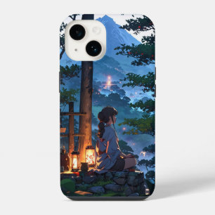 Mountain Shrine Meditation iPhone 14 Case