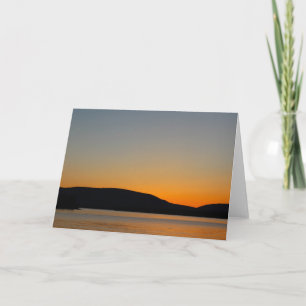 Mountain Silhouette Card