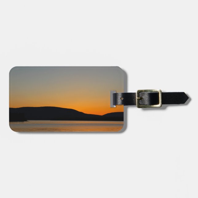 Mountain Silhouette Luggage Tag (Front Horizontal)