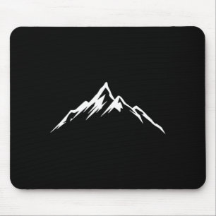 Mountain skiing mountaineering mountain biker mouse pad