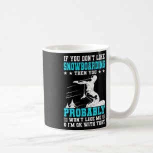 Mountain Snowboarding Winter Sports Snowboarder Coffee Mug