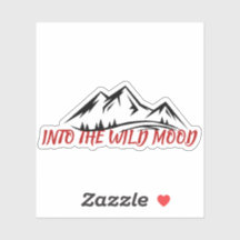 Mountain Sticker Minimal Outdoor Design