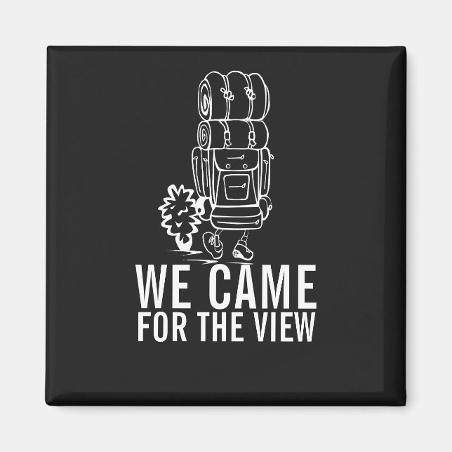 Mountain Sticker Minimal Outdoor Design Magnet (Front)