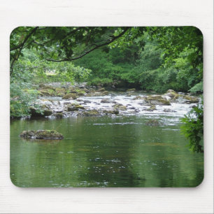 Mountain stream mouse pad