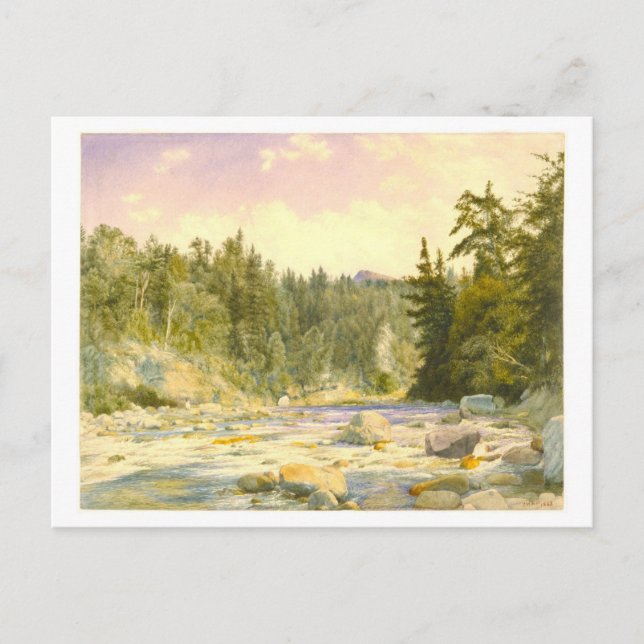 Mountain Stream Painting Postcard (Front)