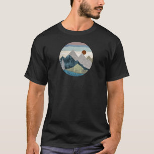 Mountain Striped Sky T-Shirt