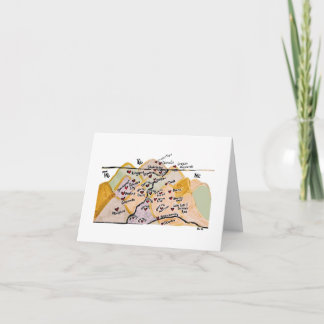 Mountain Strong Art  Thank You Card