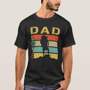 Mountain Summit Rock Climbing Dad Vintage Hiking F T-Shirt
