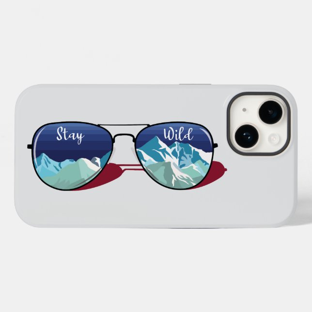 Mountain sun glasses Case-Mate iPhone case (Back (Horizontal))