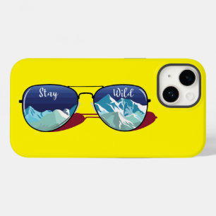 Mountain sun glasses Case-Mate iPhone 14 case
